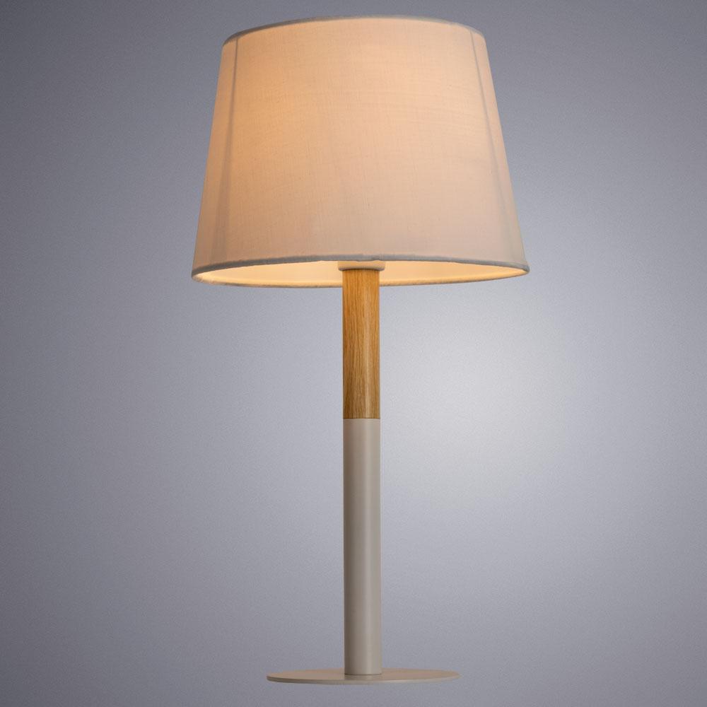 Картинка Настольная лампа Arte Lamp Connor A2102LT-1WH