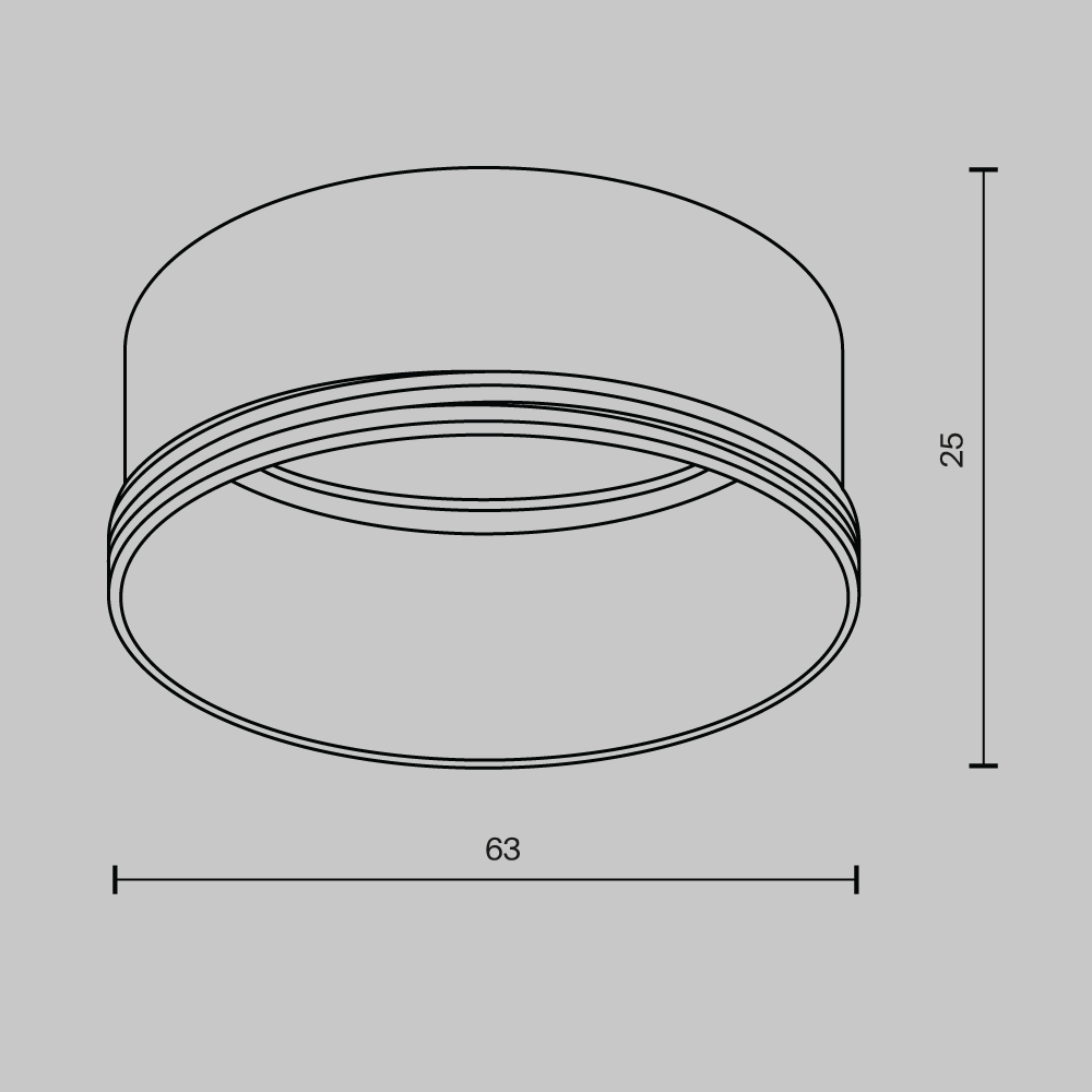 Картинка Комплектующие для светильника Technical RingL-20-W