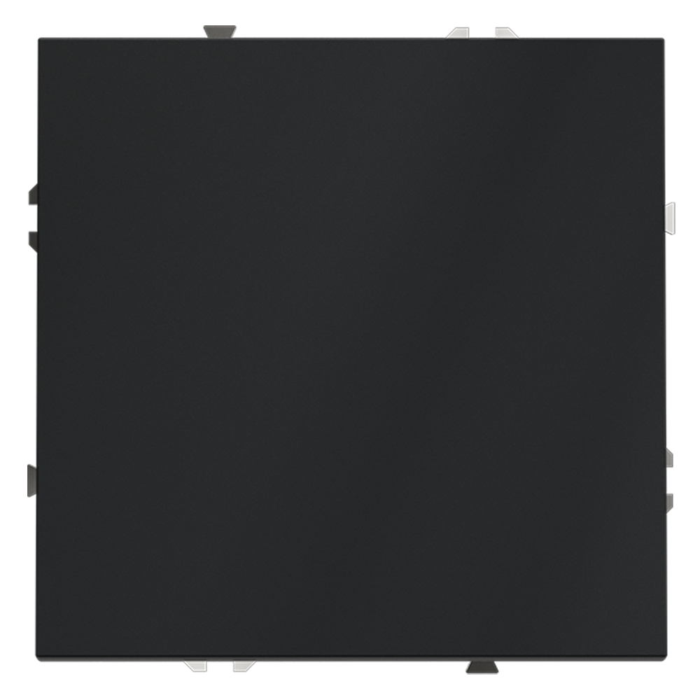 Выключатель встраиваемый VOLTUM S70 одноклавишный 10А, (графит) VLS010107 