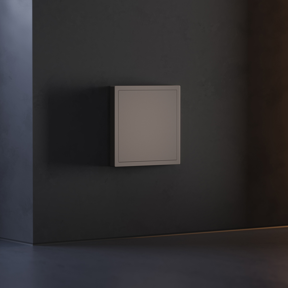 Картинка Заглушка VOLTUM S70 с суппортом, (капучино)