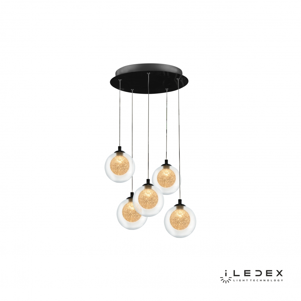 Картинка Подвесная светодиодная люстра iLedex Oblivion C4457-5R CR