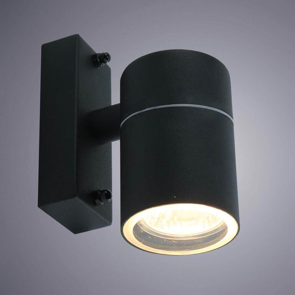 Картинка Уличный настенный светильник Arte Lamp Sonaglio A3302AL-1BK