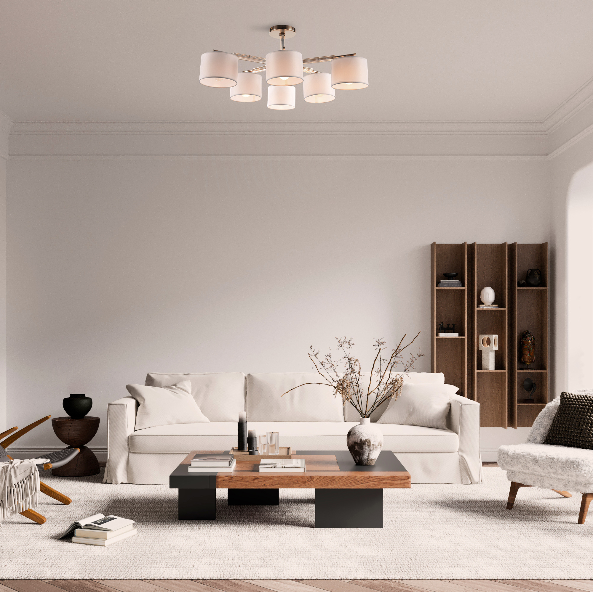 Картинка Потолочная люстра Freya FR5386CL-06G