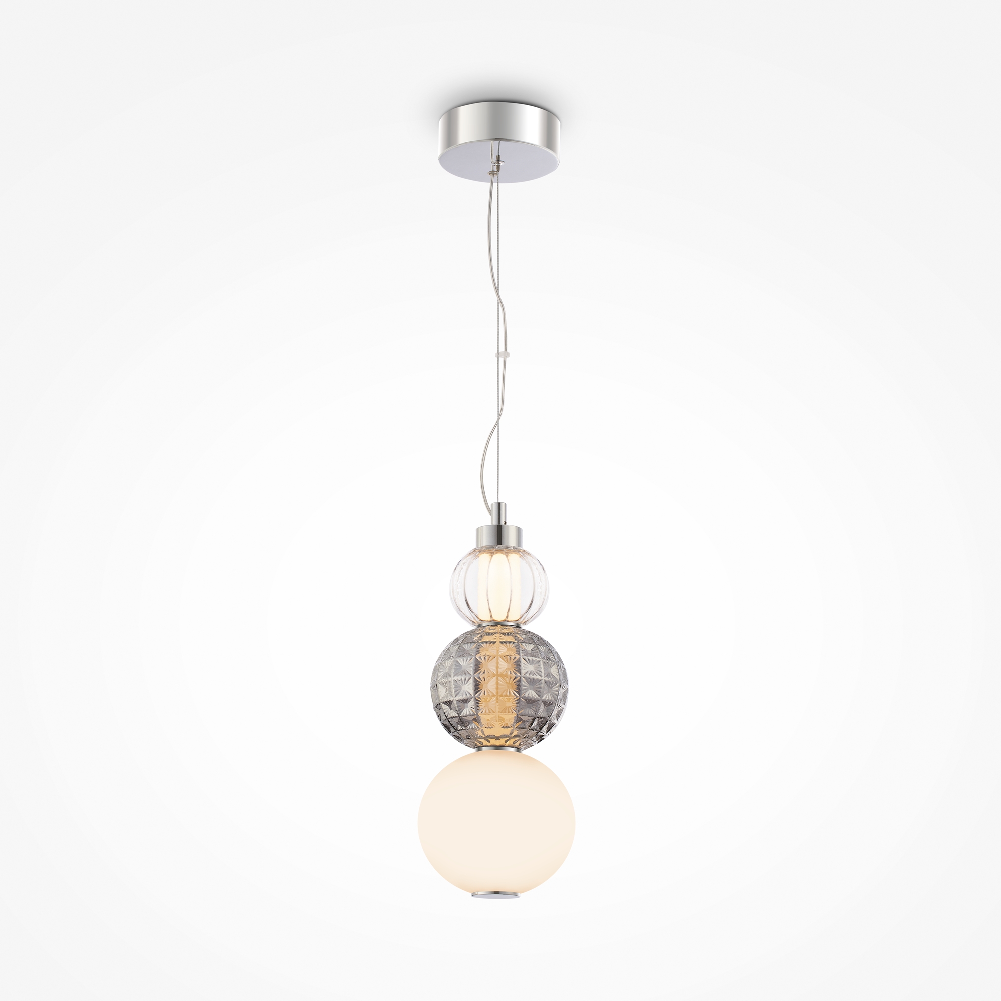 Картинка Подвесной светодиодный светильник Maytoni Collar P069PL-L16CH3K