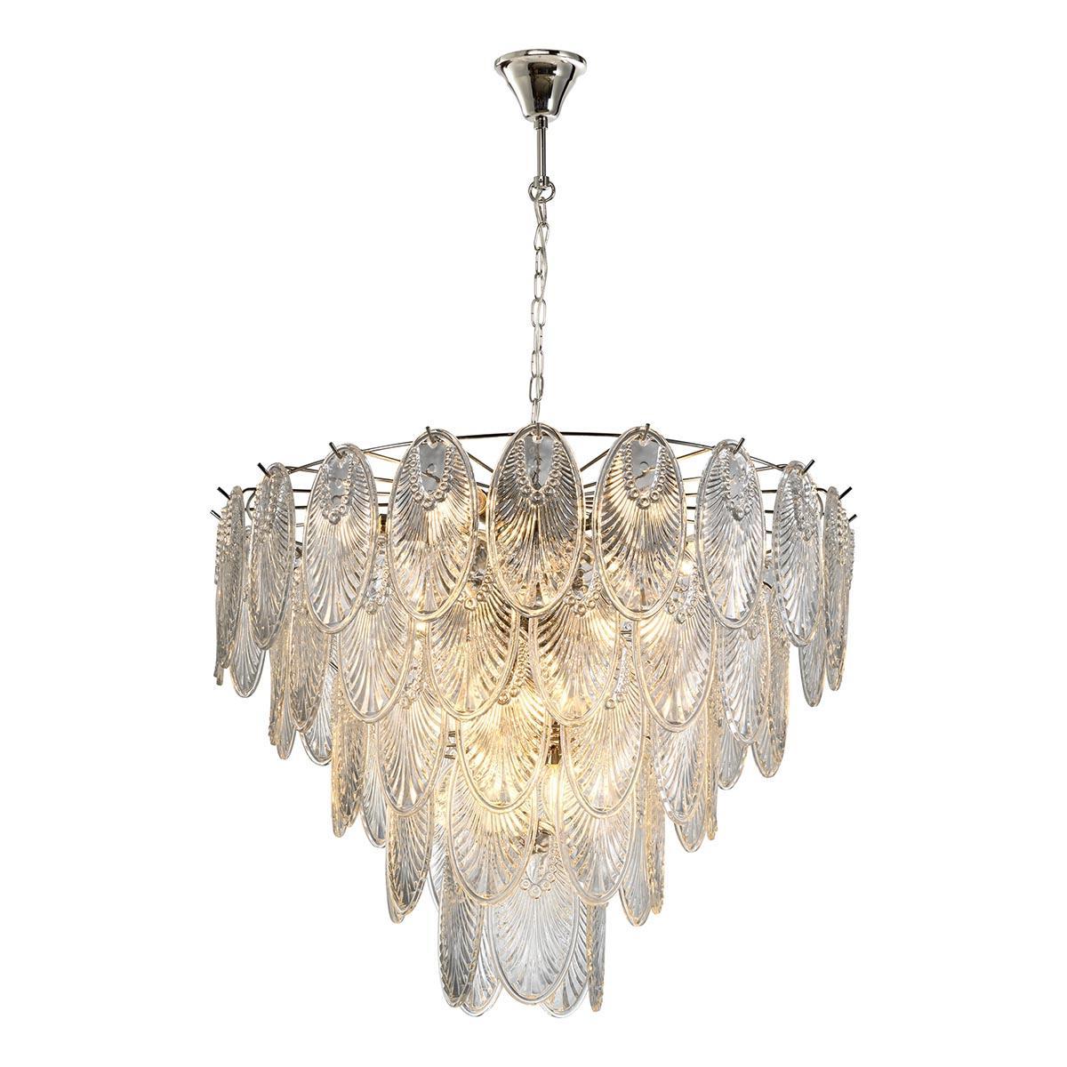 Картинка Подвесная люстра iLamp Gramercy P2548-18 Nickel