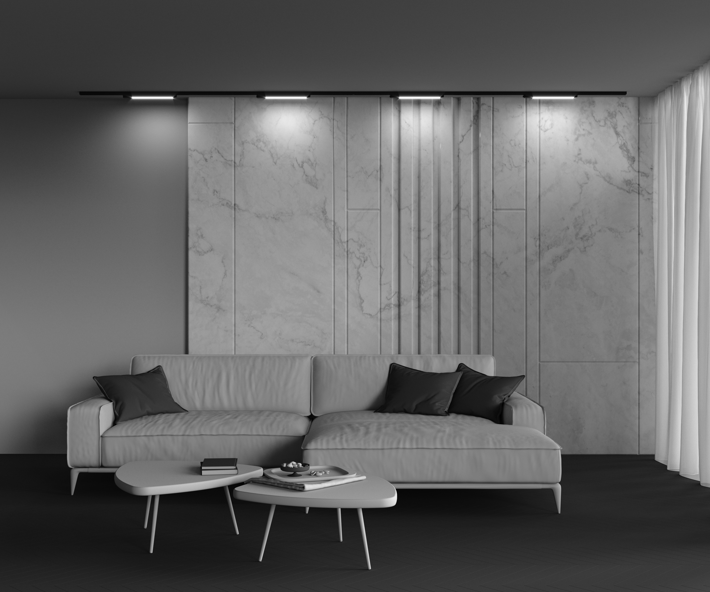 Картинка Трековый светильник Technical TR000-1-12W4K-B