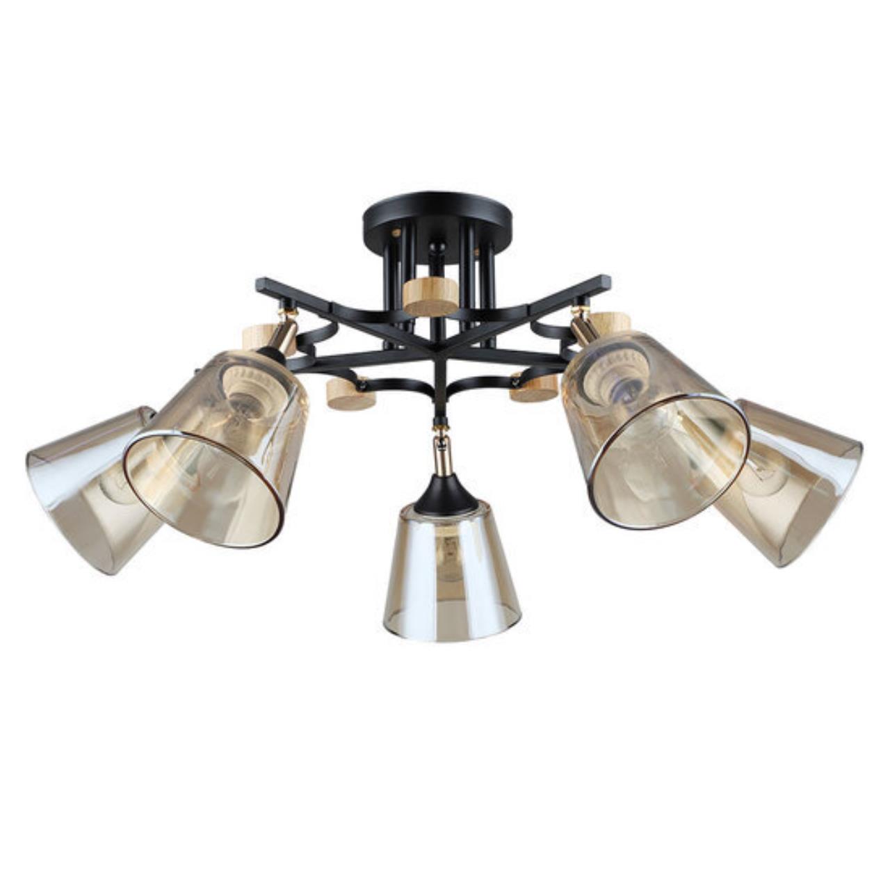 Картинка Потолочный светильник Arte Lamp GLASSY A5078PL-5BK