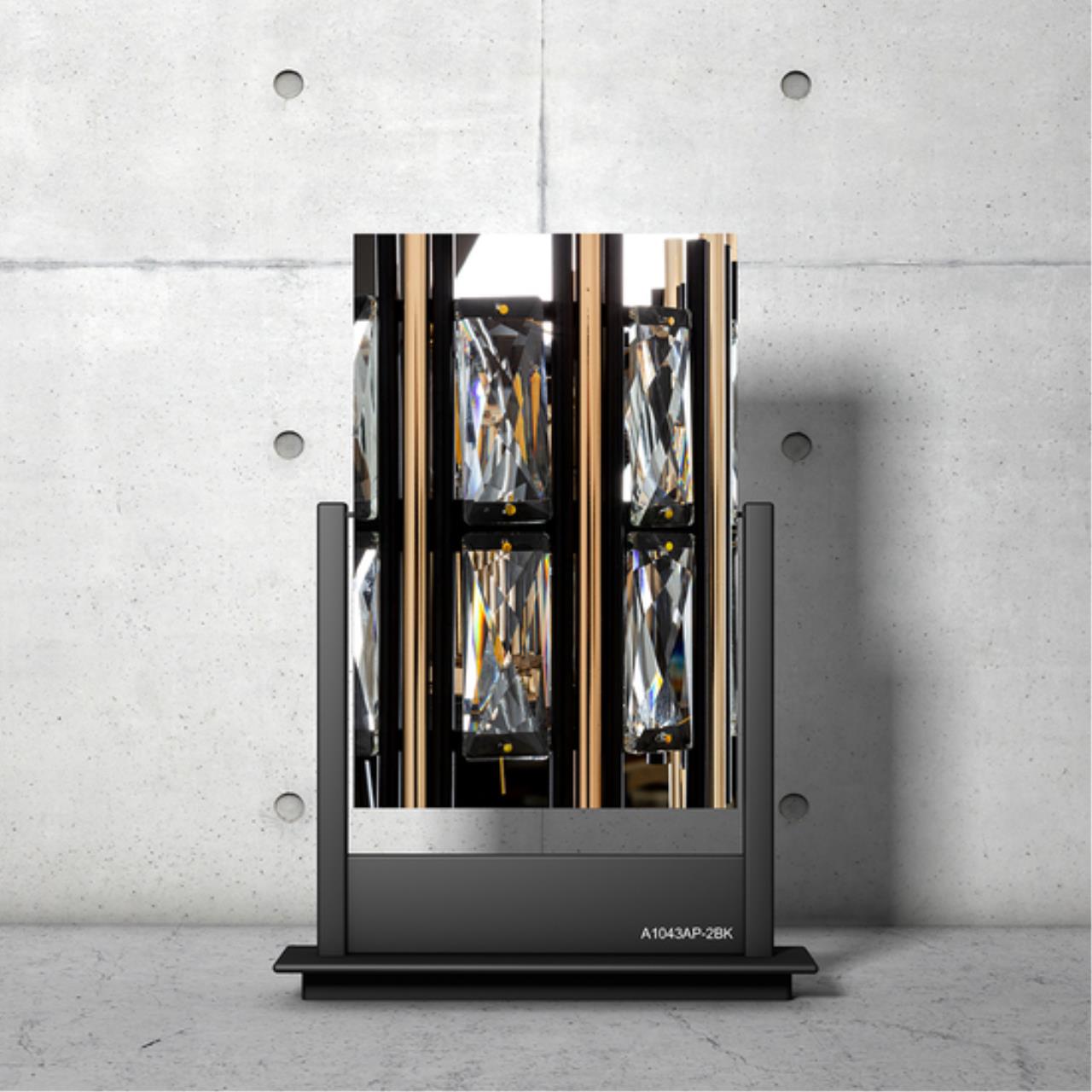 Картинка Настенный светильник Arte Lamp ALRUBA A1043AP-2BK