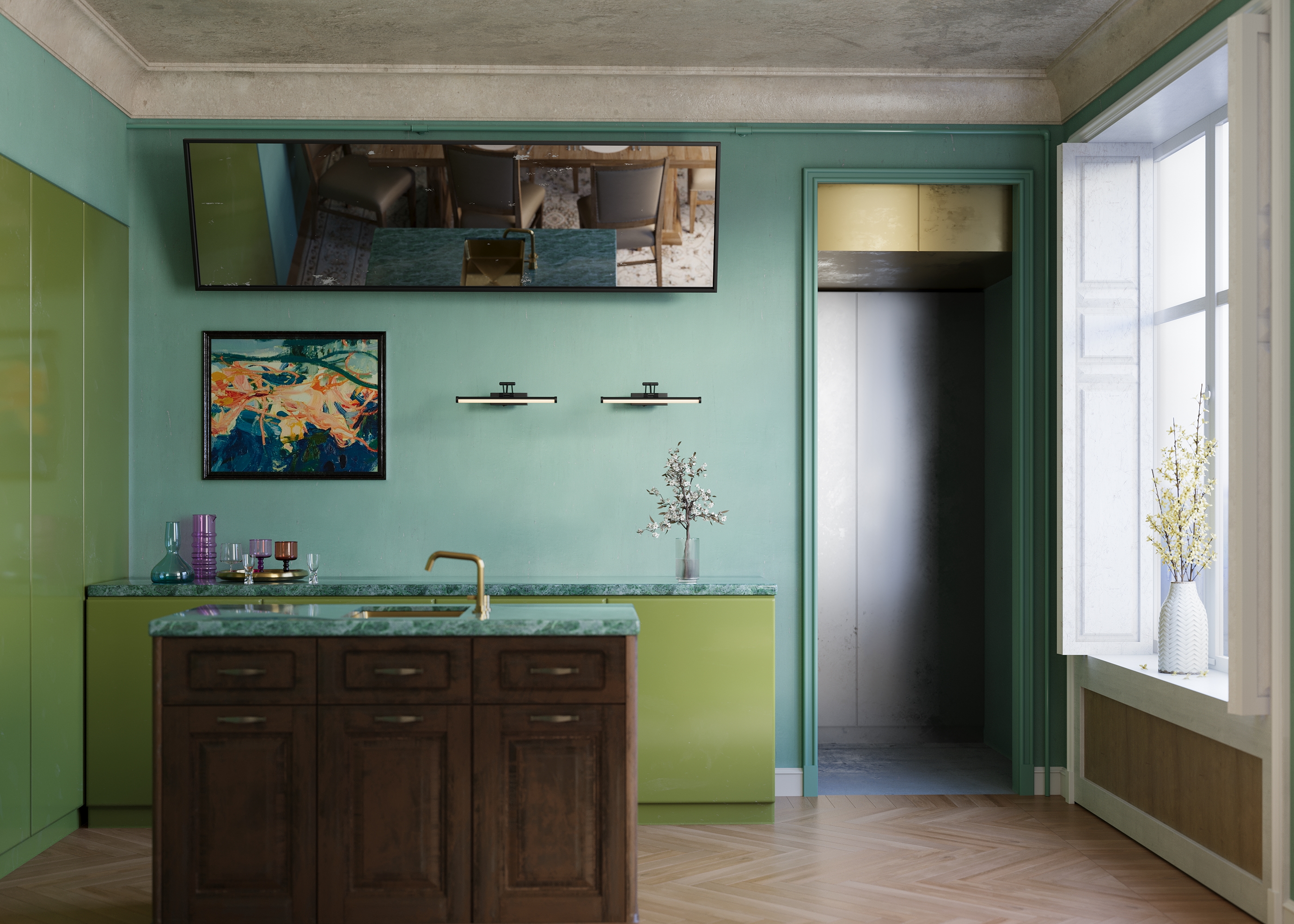 Картинка Подсветка Maytoni MIR268WL-L3B3K Luster