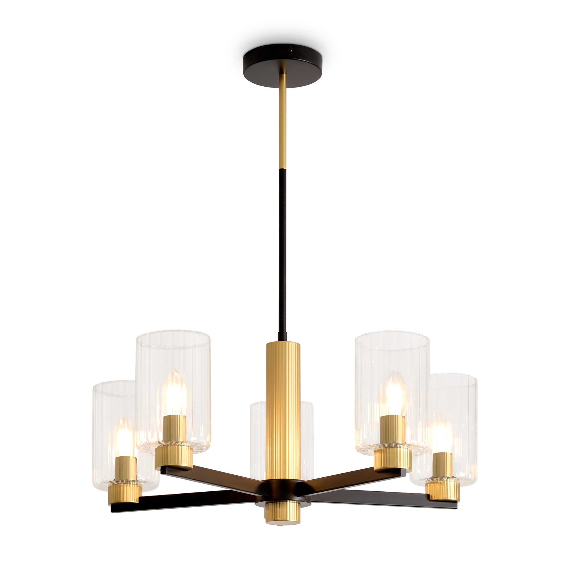 Картинка Люстра Freya FR2051CL-05BBS Ombre