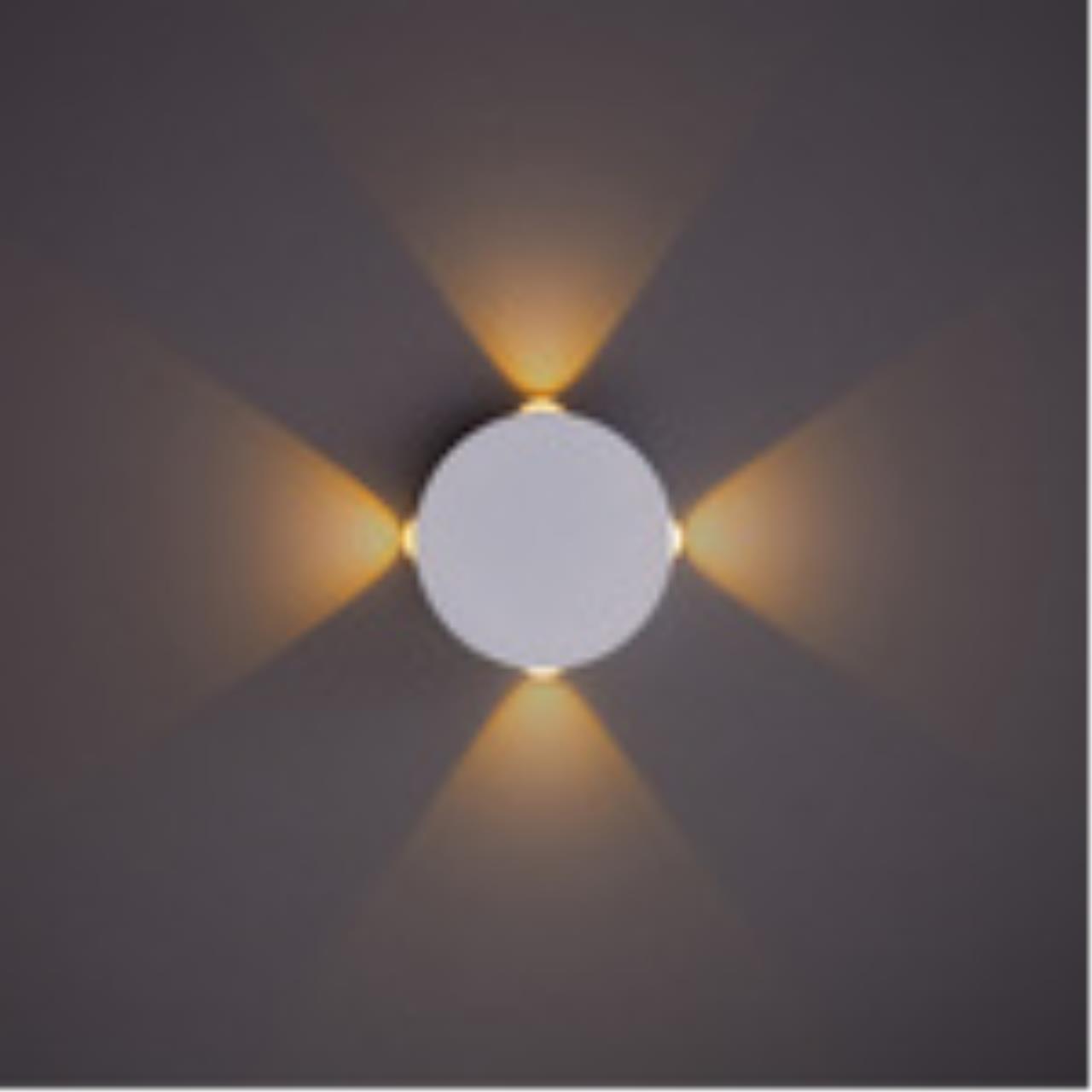 Картинка Настенный светодиодный светильник Arte Lamp Tamburello A1525AP-1WH