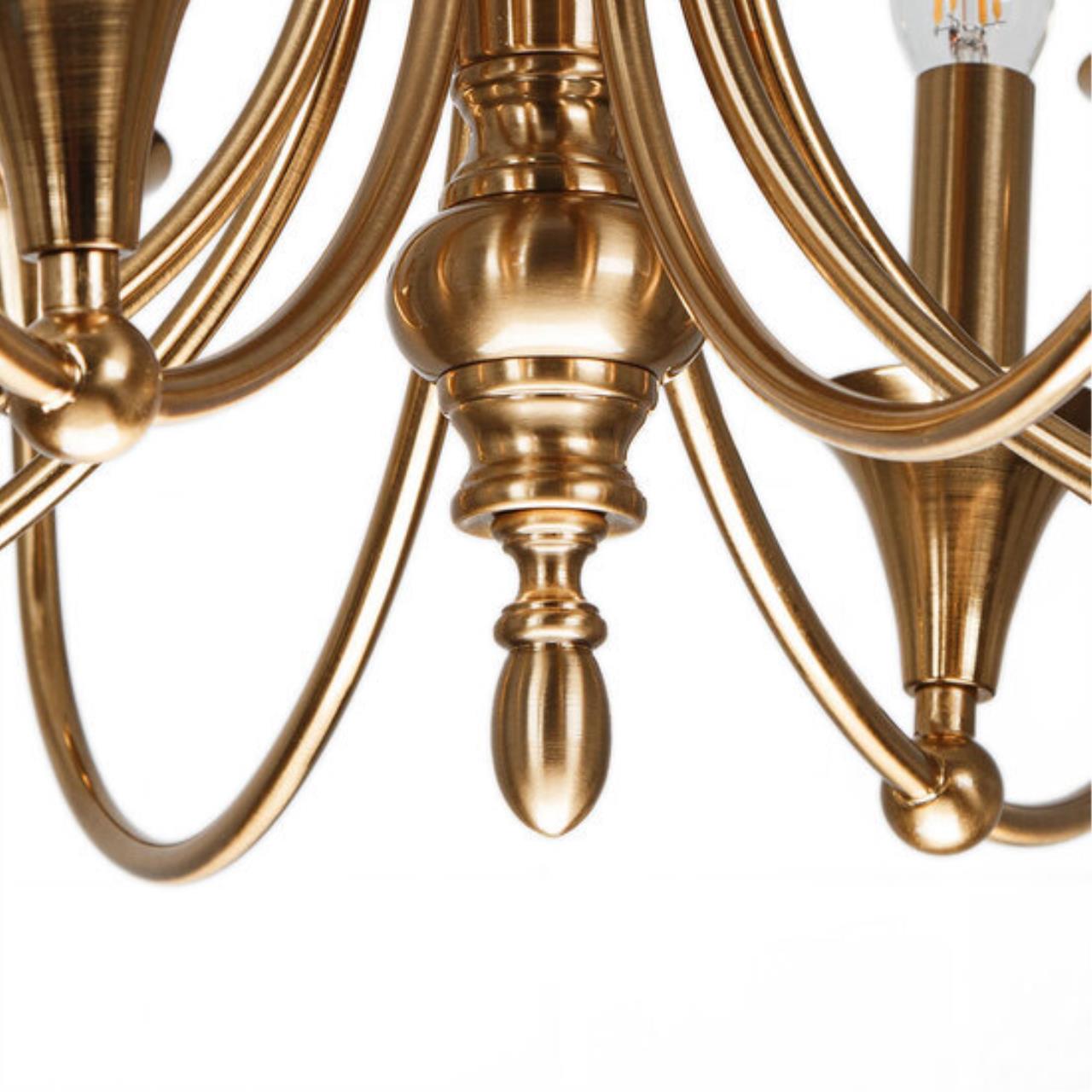 Картинка Подвесная люстра Arte Lamp COLLINETTA A4094LM-12PB