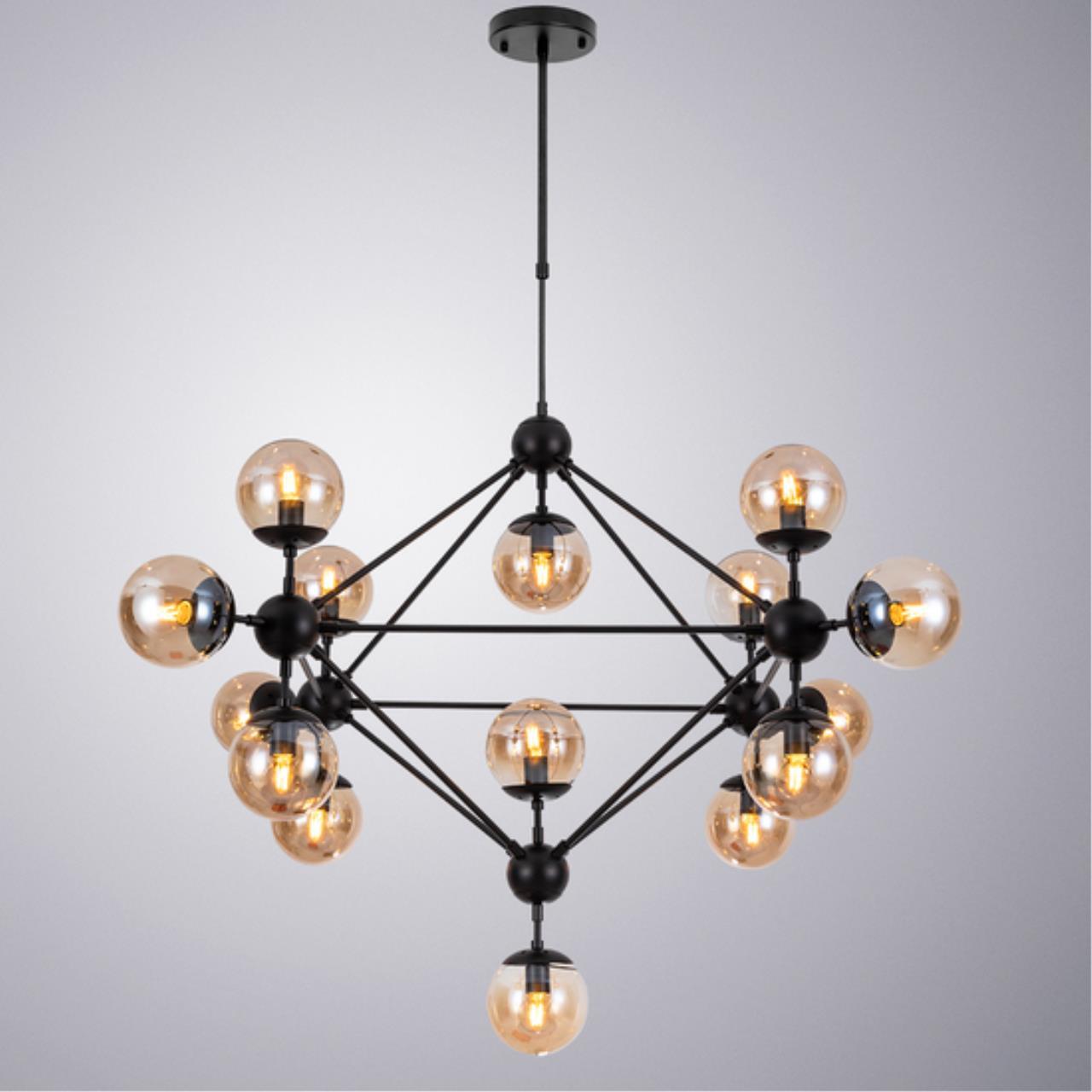 Картинка Подвесной светильник Arte Lamp Bolla A1664SP-15BK