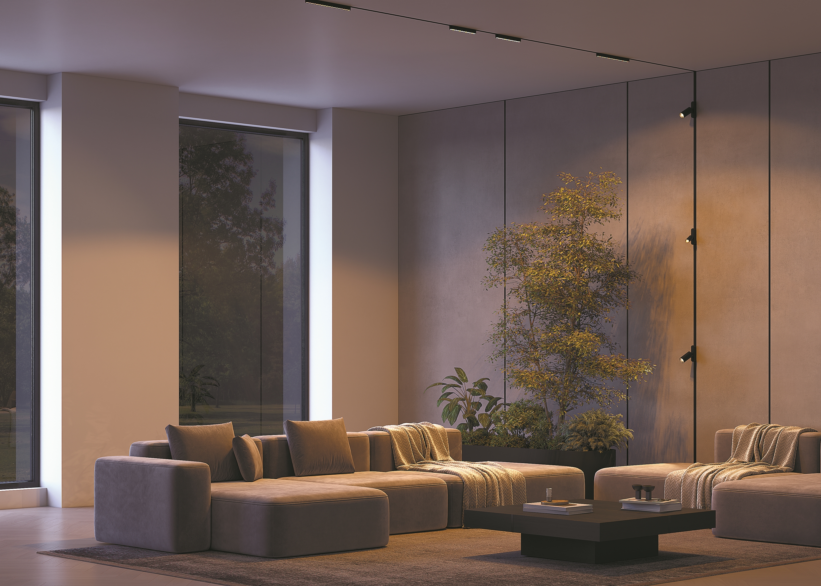 Картинка Трековый светильник Technical TR082-1-6W3K-M-B