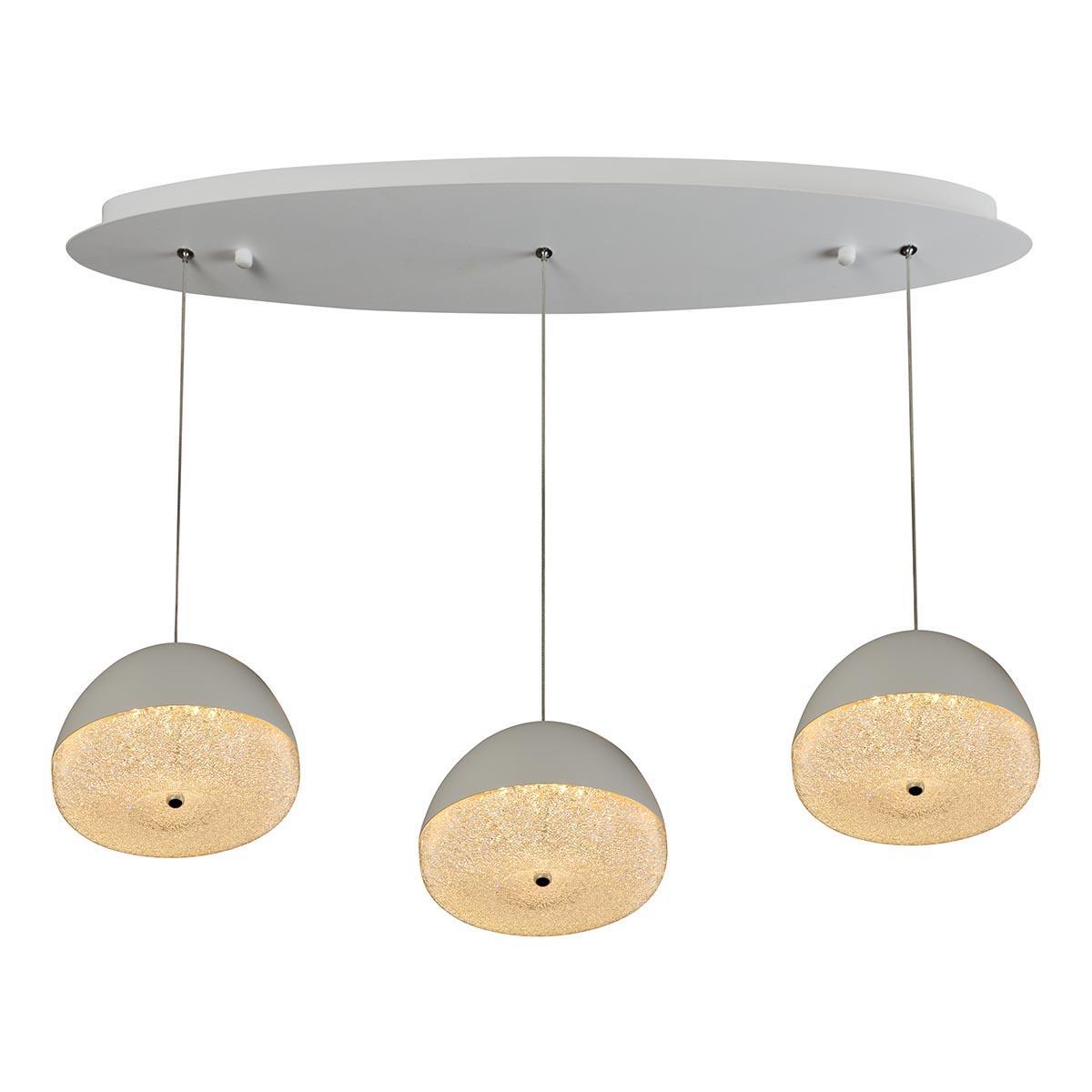 Картинка Подвесной светодиодный светильник iLedex Flake Wld8885-3A WH