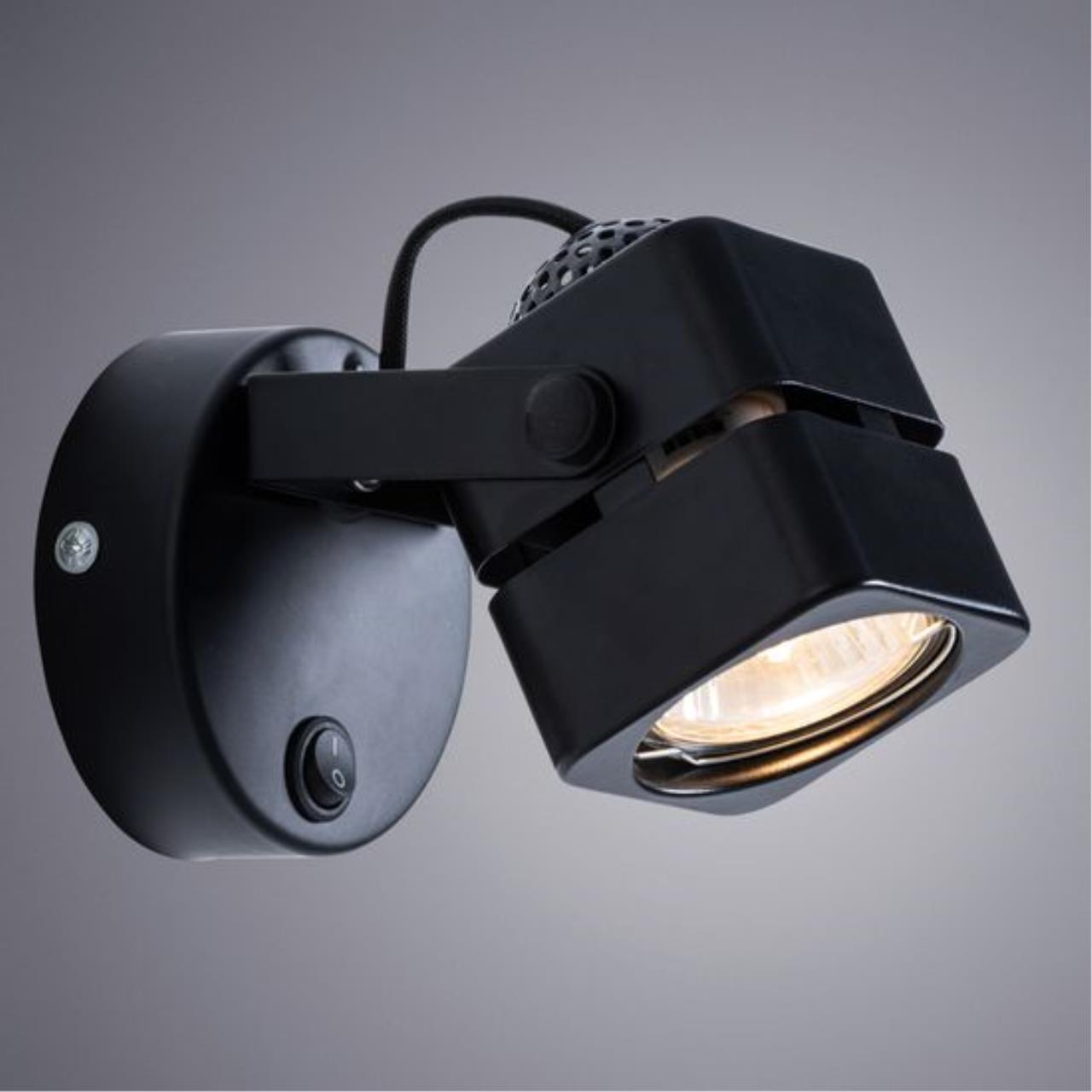 Картинка Настенный светильник Arte Lamp A1315AP-1BK