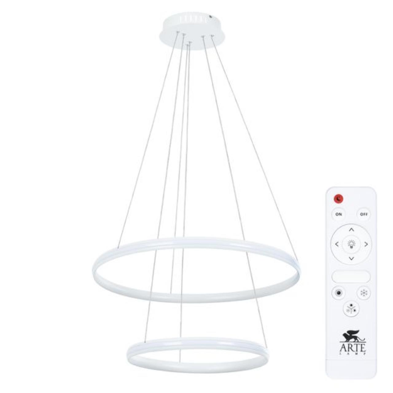 Картинка Подвесной светильник Arte Lamp MERIDIANA A2198SP-2WH