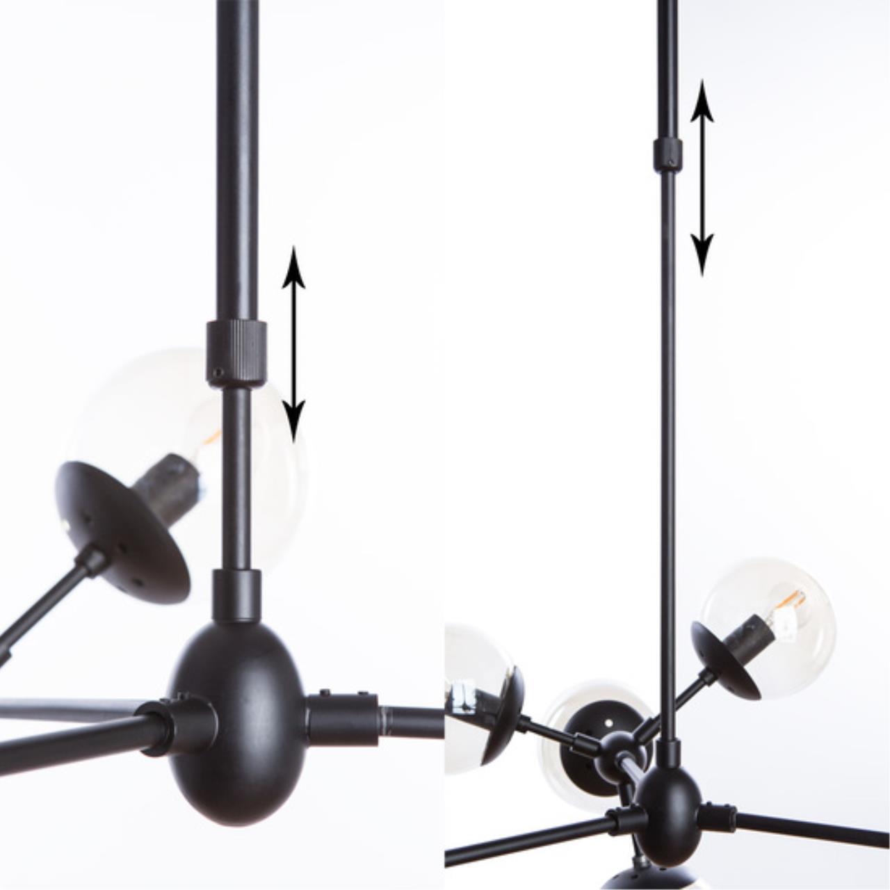 Картинка Подвесная люстра Arte Lamp BOLLA A1664SP-12BK
