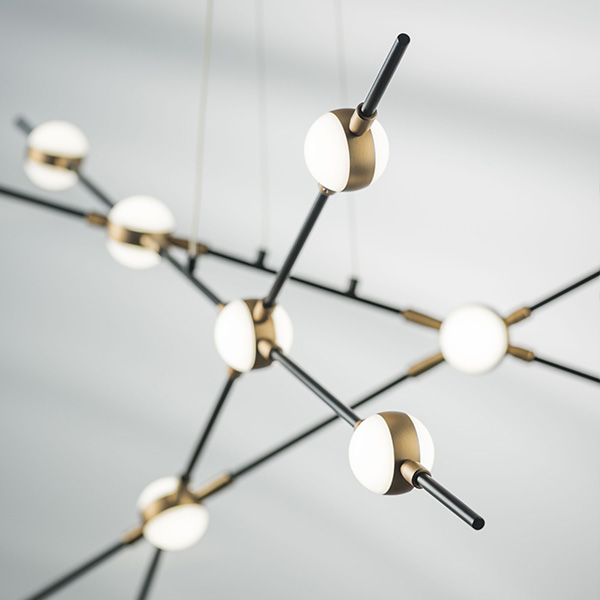 Картинка Подвесная светодиодная люстра Lightstar Bergamo 745247