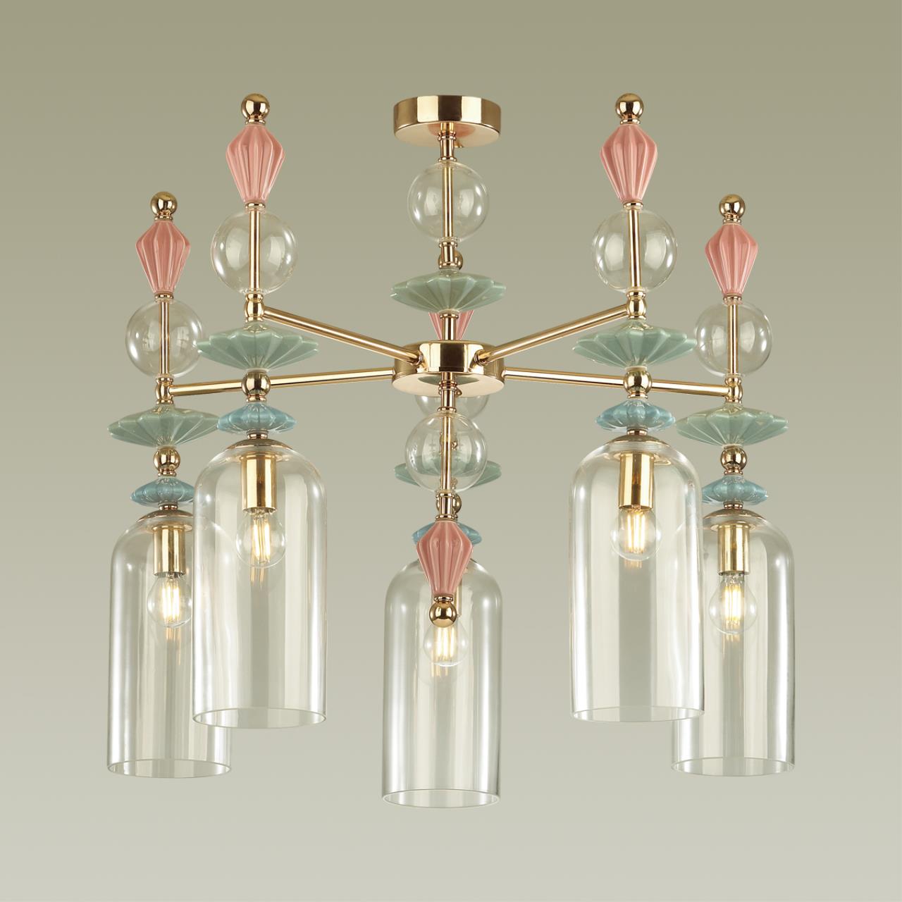 Картинка Подвесная люстра Odeon Light Classic Bizet 4855/5C