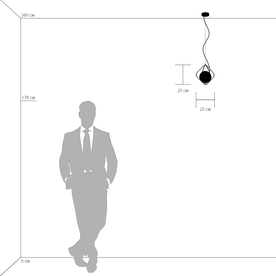 Картинка Подвесной светильник Lightstar Globo 803317