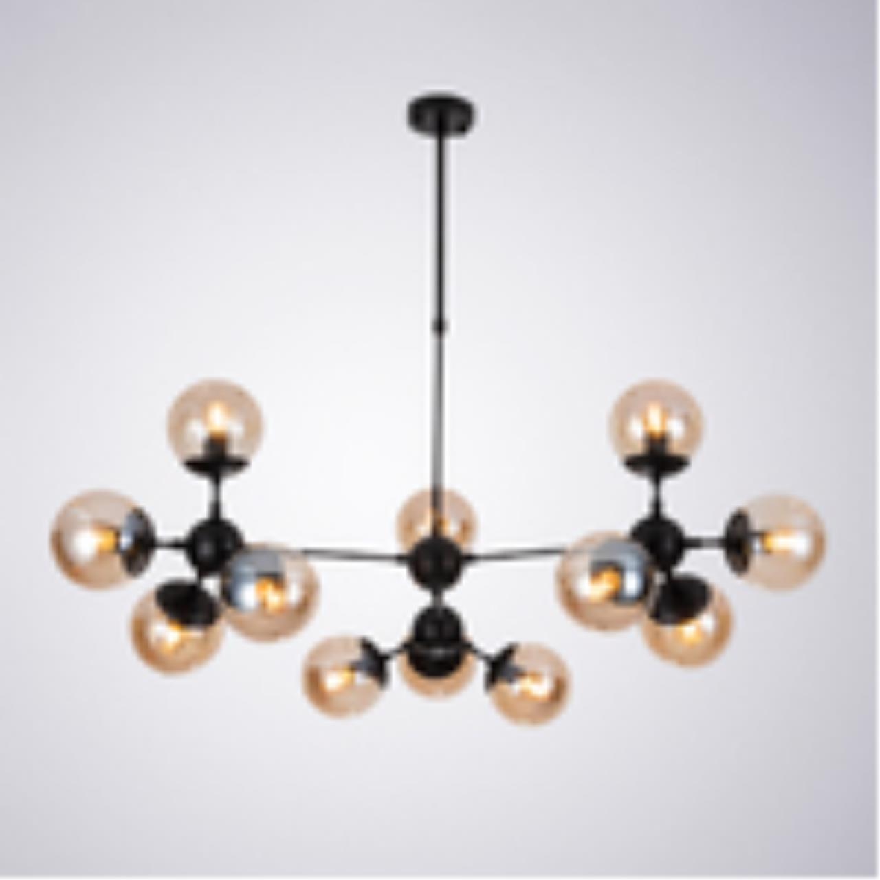 Картинка Подвесная люстра Arte Lamp BOLLA A1664SP-12BK