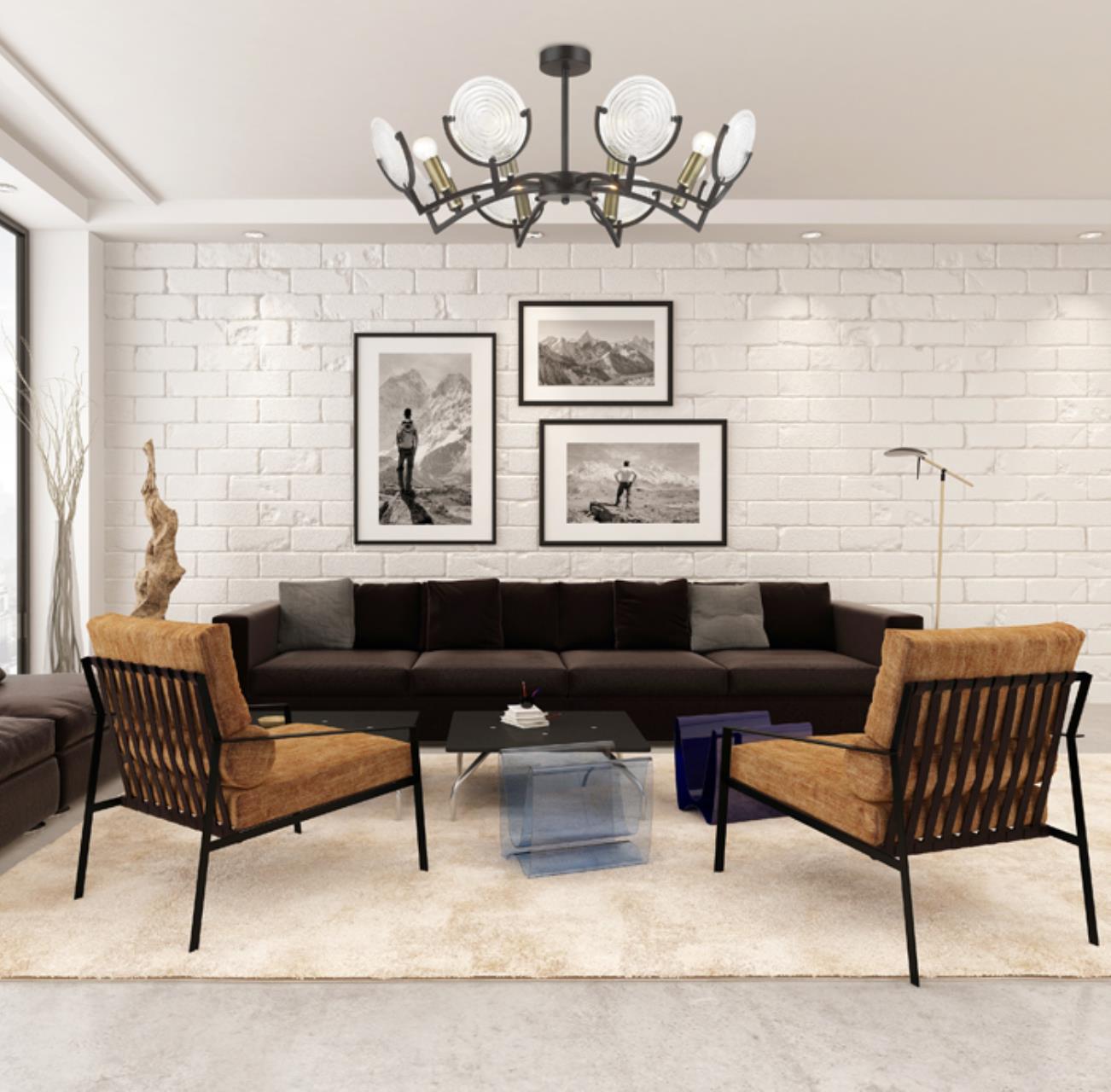 Картинка Потолочная люстра Lumion Lunapiena 3510/8C