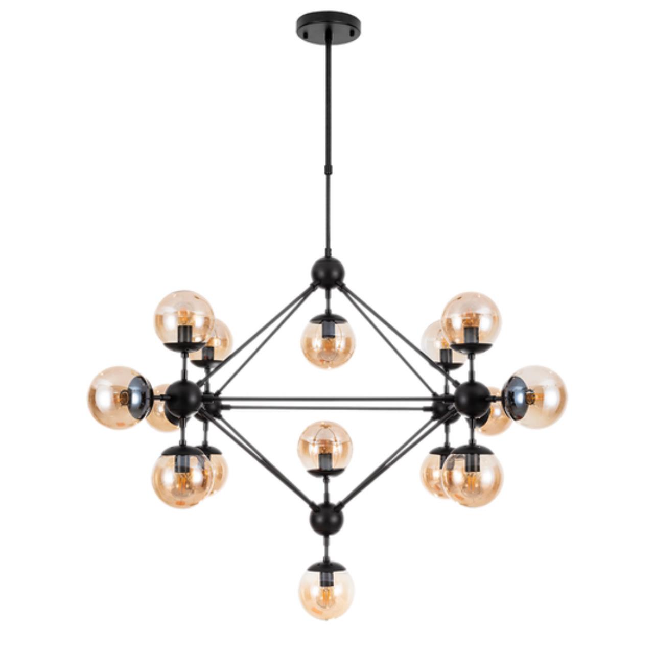Картинка Подвесной светильник Arte Lamp Bolla A1664SP-15BK