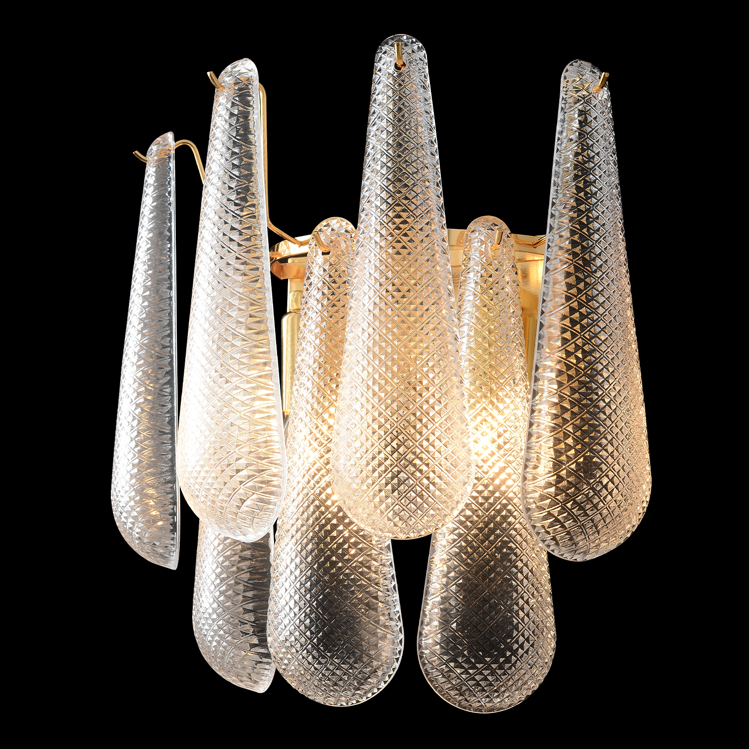 Картинка Настенный светильник Crystal Lux FONTAIN 1802/402