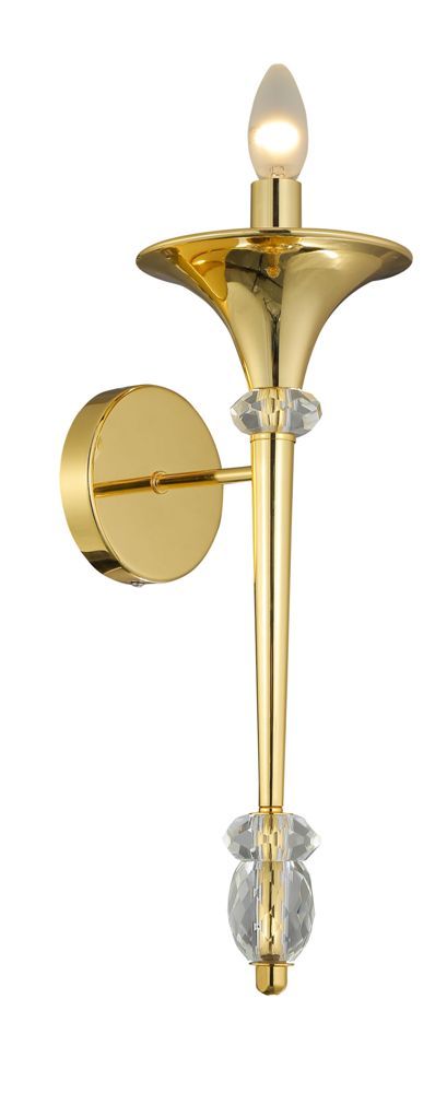 Картинка Бра Crystal Lux MIRACLE AP1 GOLD Crystal Lux 2492/401