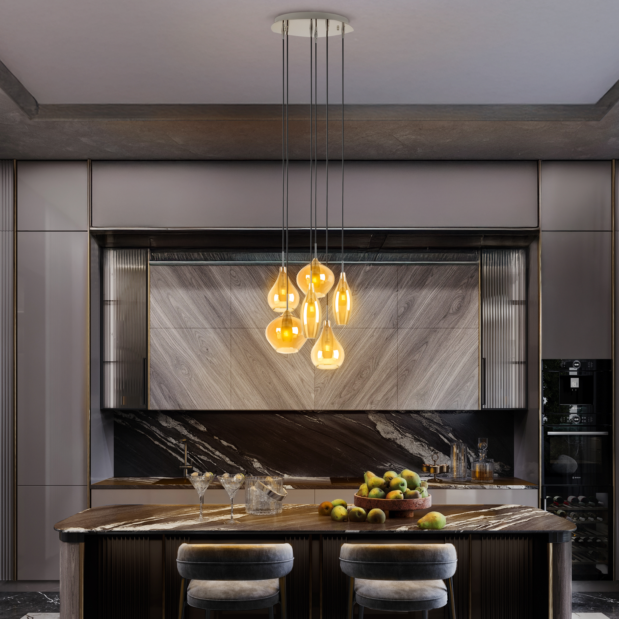 Картинка Подвесная люстра Lightstar Pentola 803063