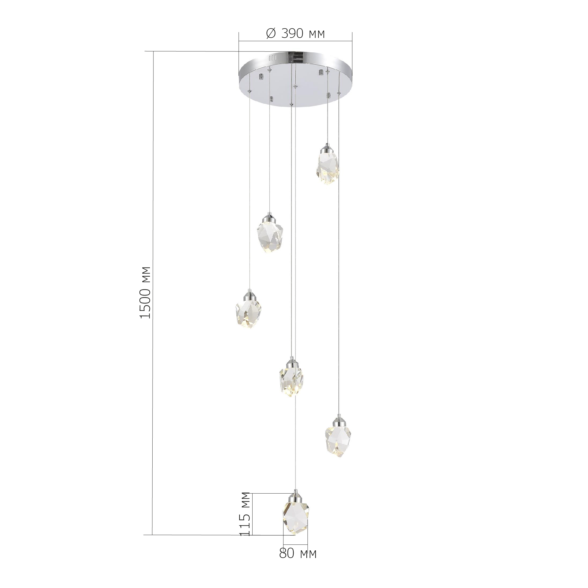 Картинка SL6114.103.06 Светильник подвесной ST-Luce 