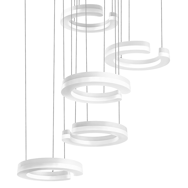 Картинка Подвесная светодиодная люстра Lightstar Unitario 763436