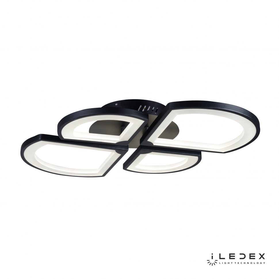 Картинка Потолочная светодиодная люстра iLedex River X024-4 BK