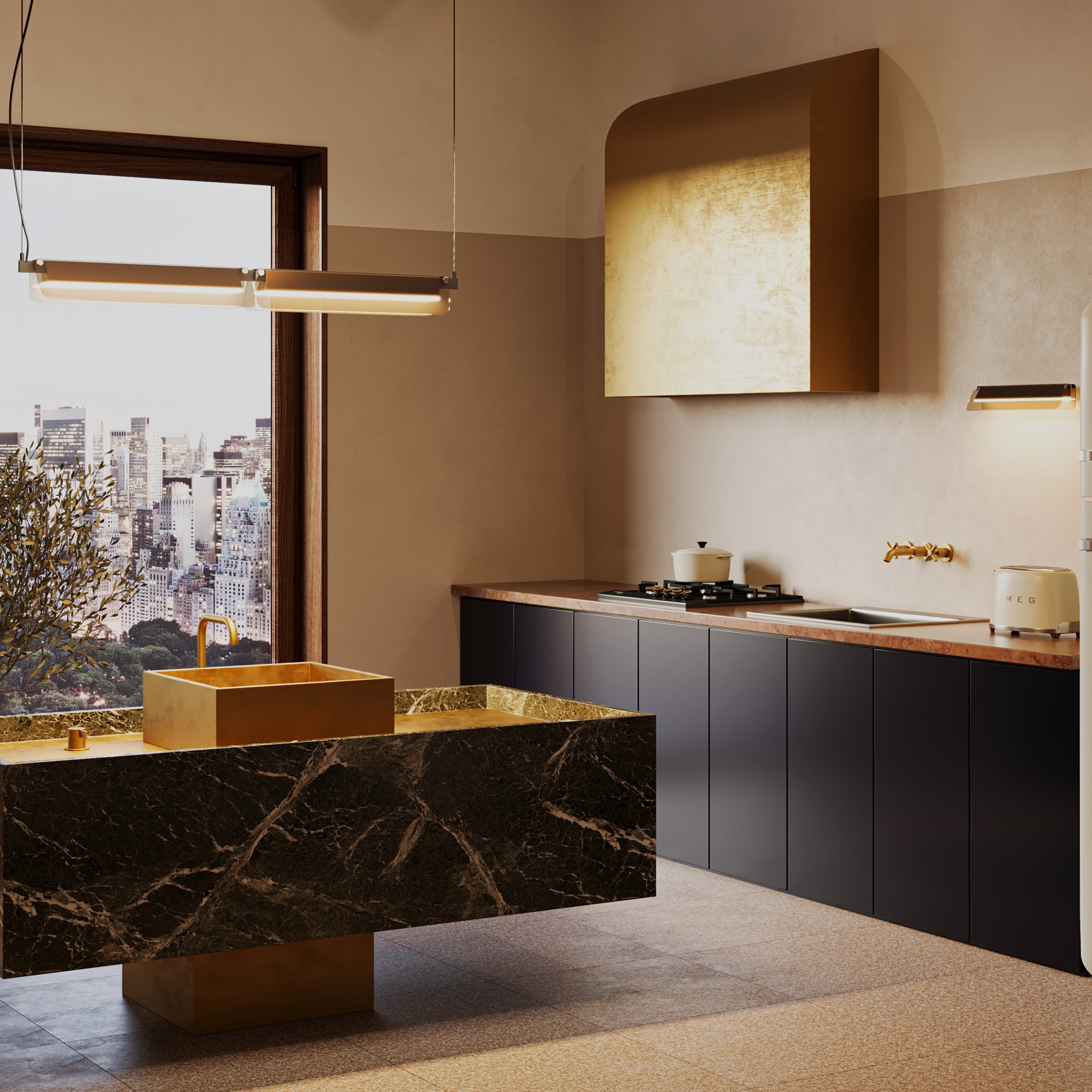 Картинка Подвесной светильник Maytoni MOD296PL-L20BC3K