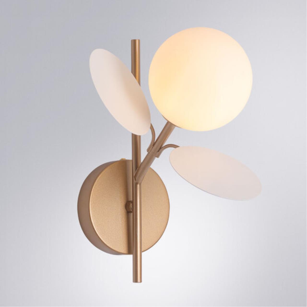 Картинка Бра Arte Lamp PEACOCK A1369AP-1SG