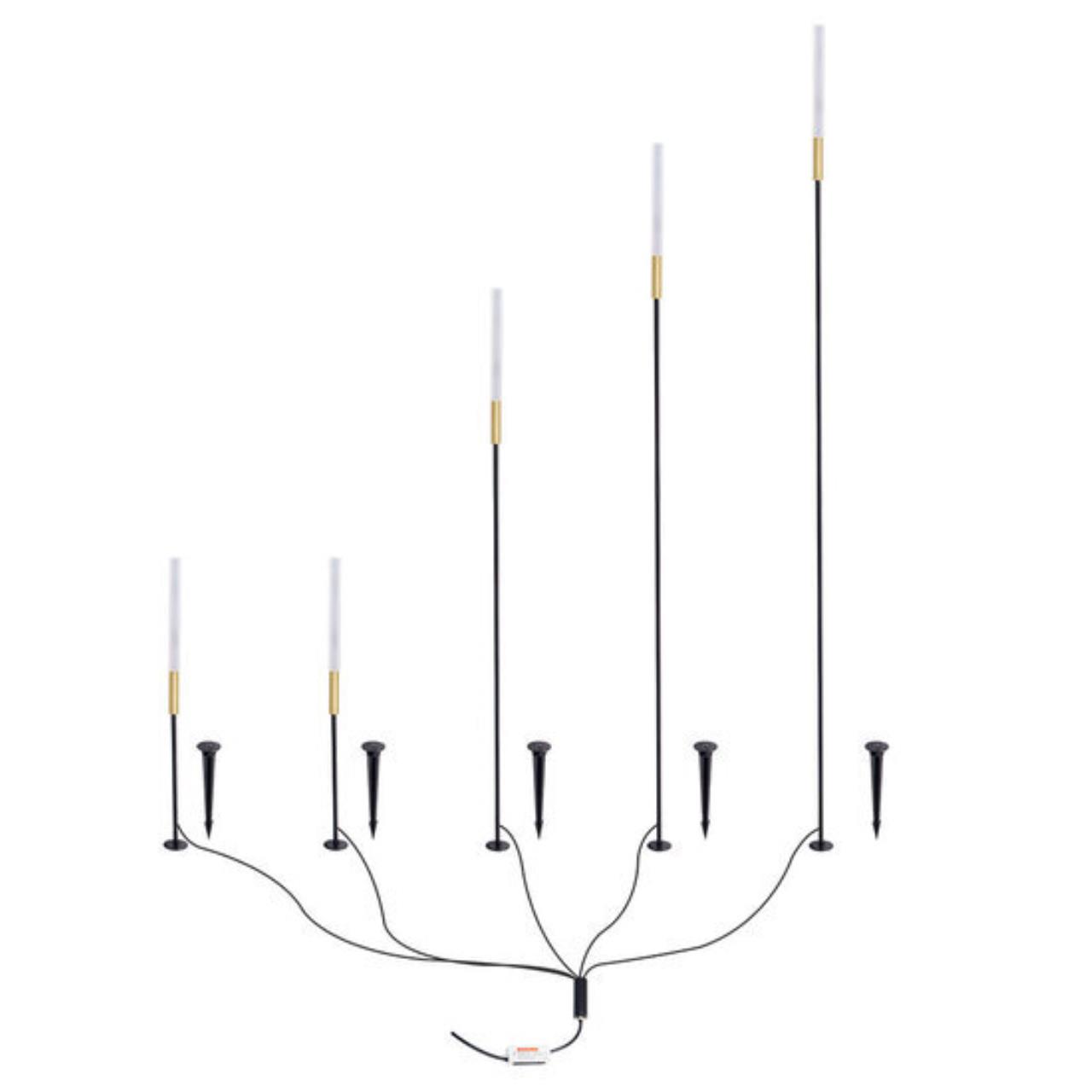 Картинка Грунтовый светильник Arte Lamp MUSTER A1083PA-5BK