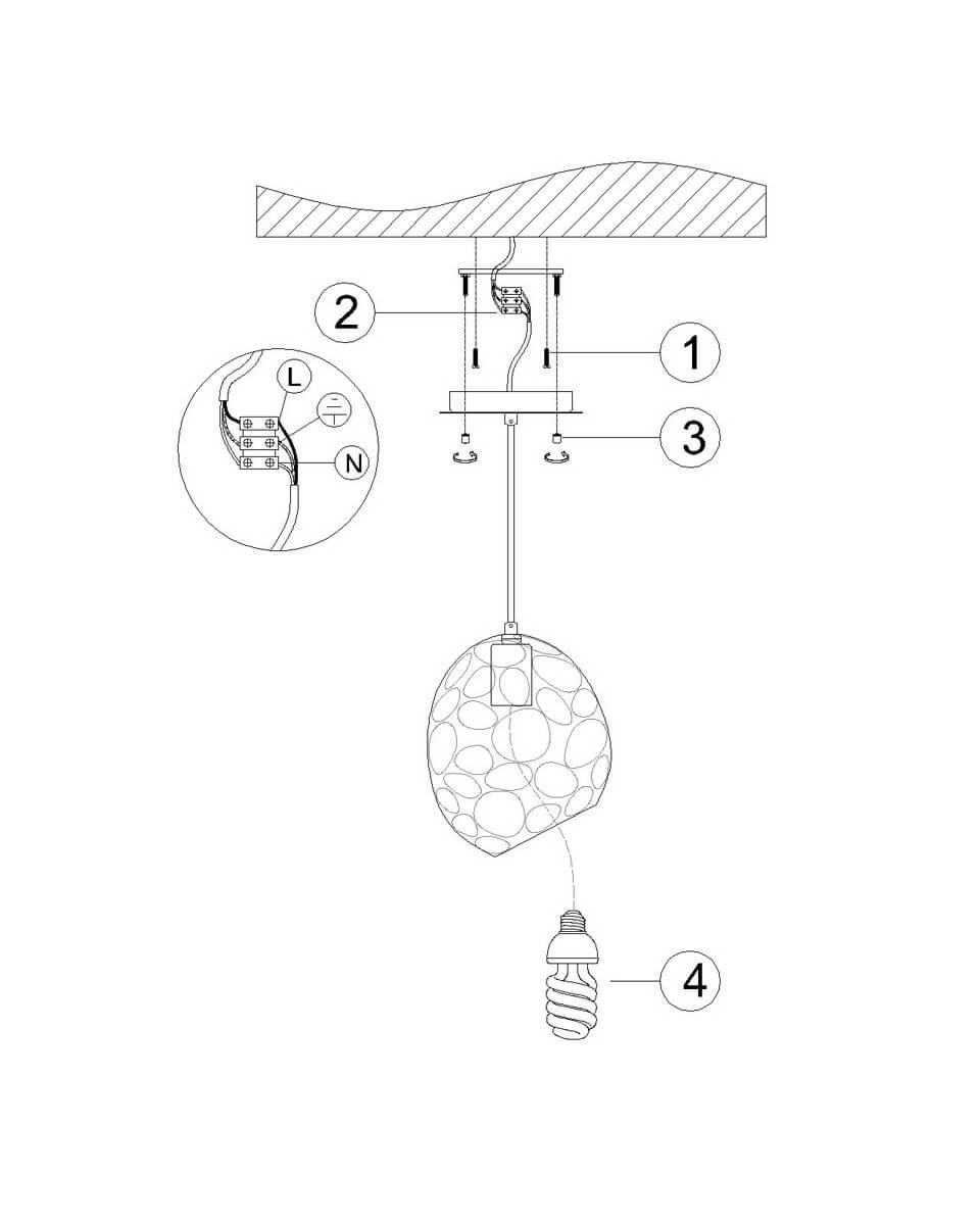 Картинка Подвесной светильник Favourite Gittus 2011-1P