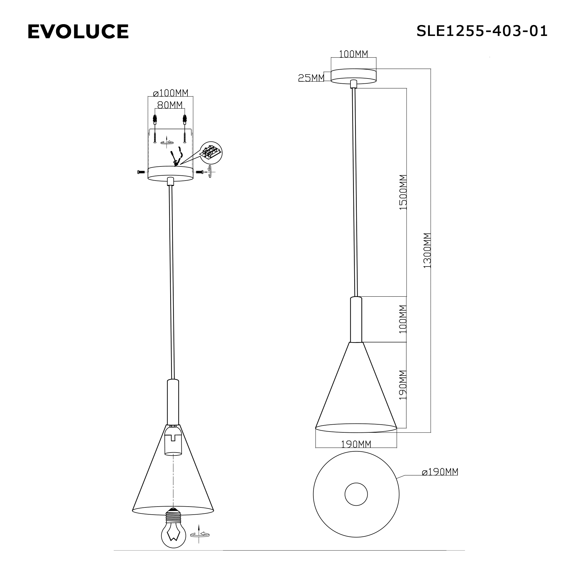 Картинка SLE1255-403-01 Светильник подвесной 
