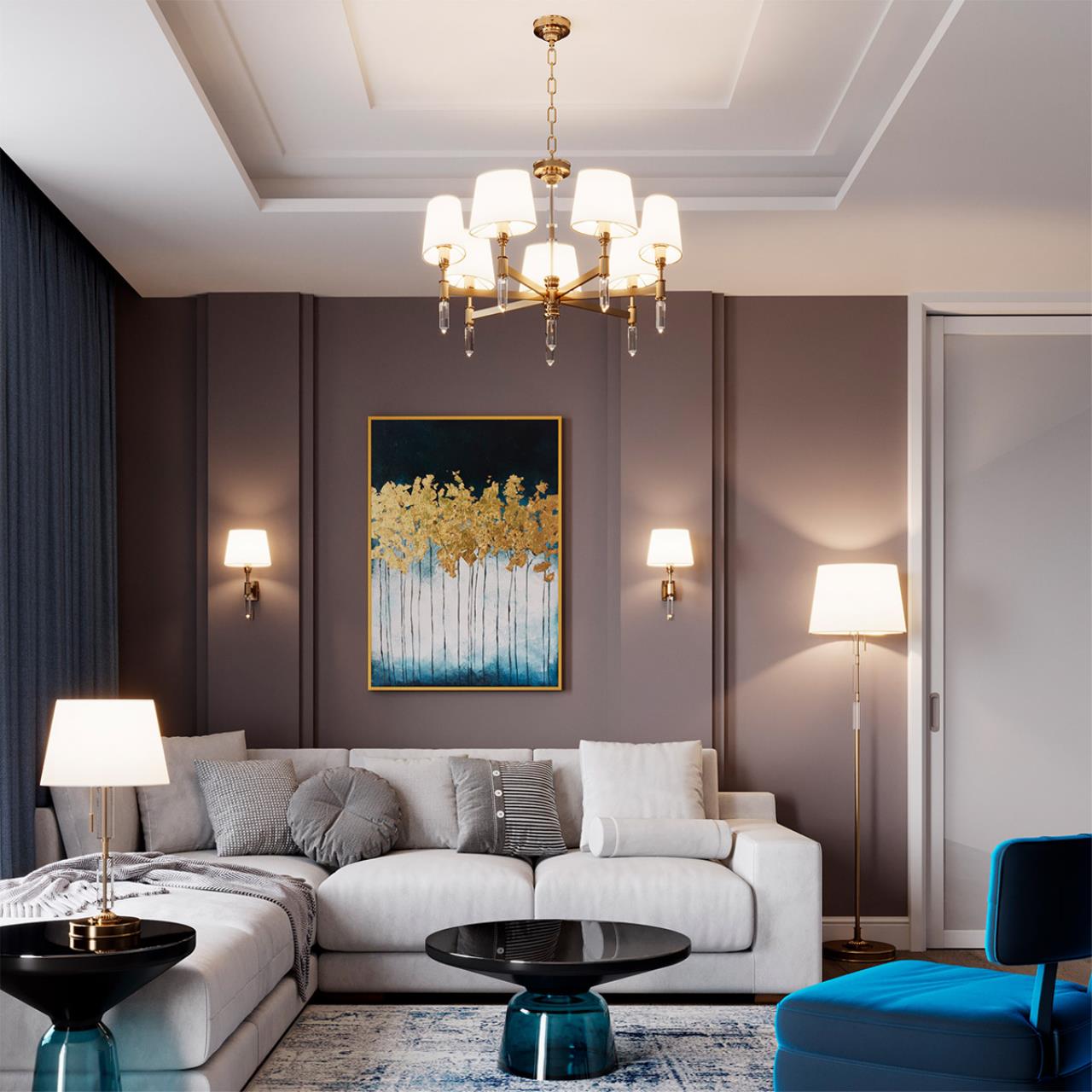 Картинка Настольная лампа Odeon Light Modern London 4894/1T