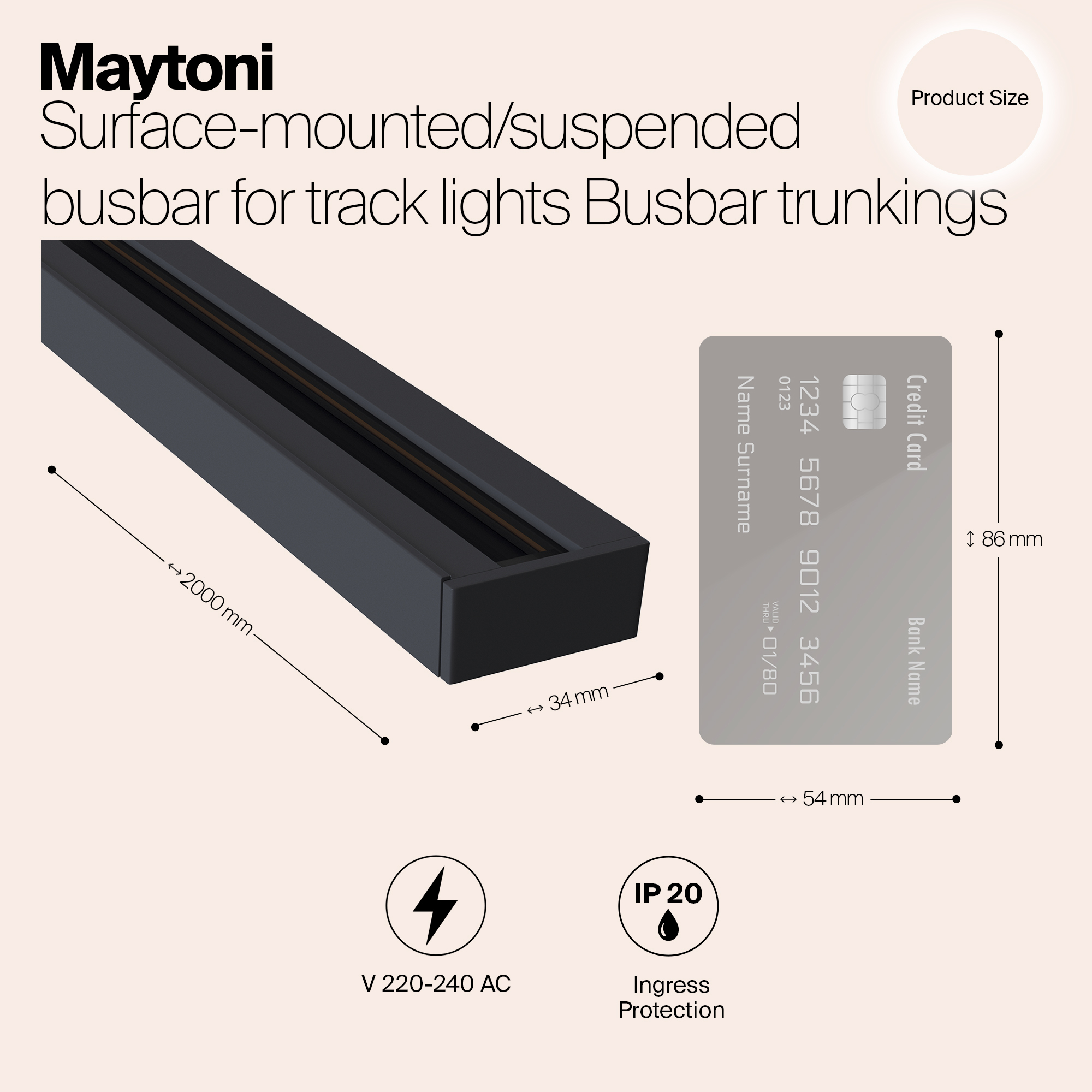 Картинка Шинопровод Maytoni Track TRX001-112B