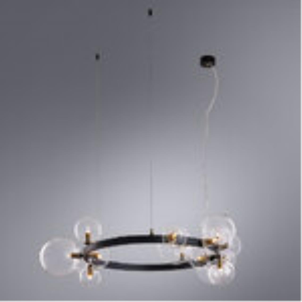 Картинка Подвесная люстра Arte Lamp Vincent A7790SP-15BK