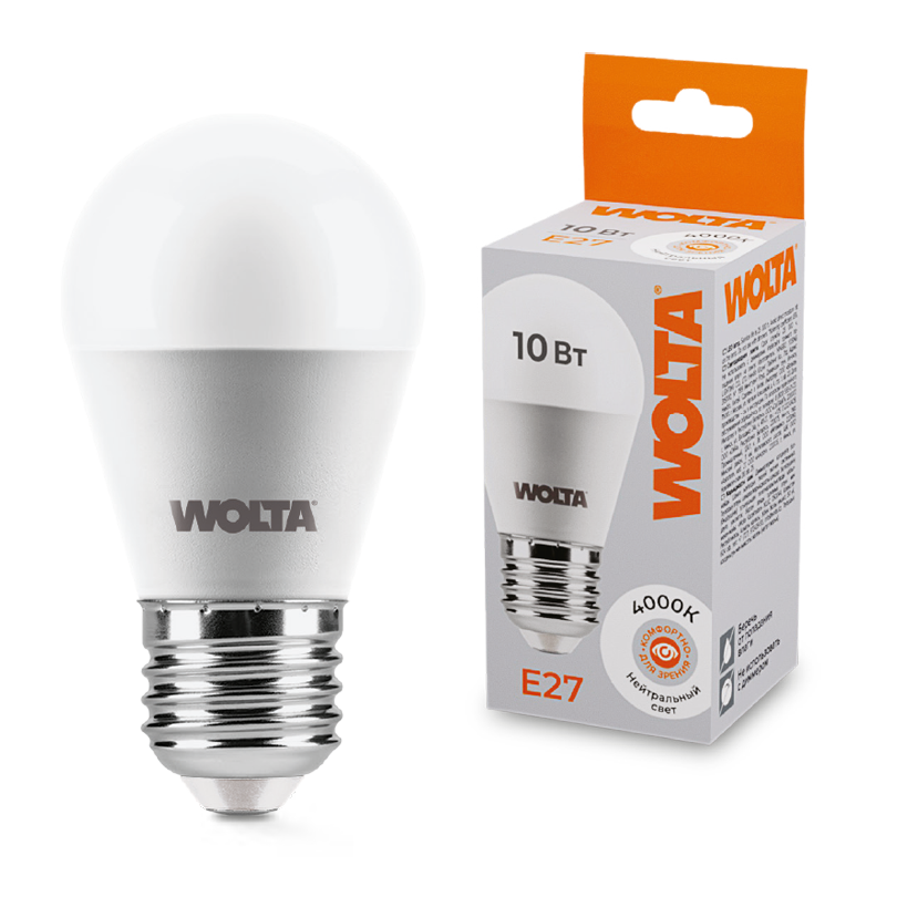 Картинка Лампа LED WOLTA 25S45GL10E27