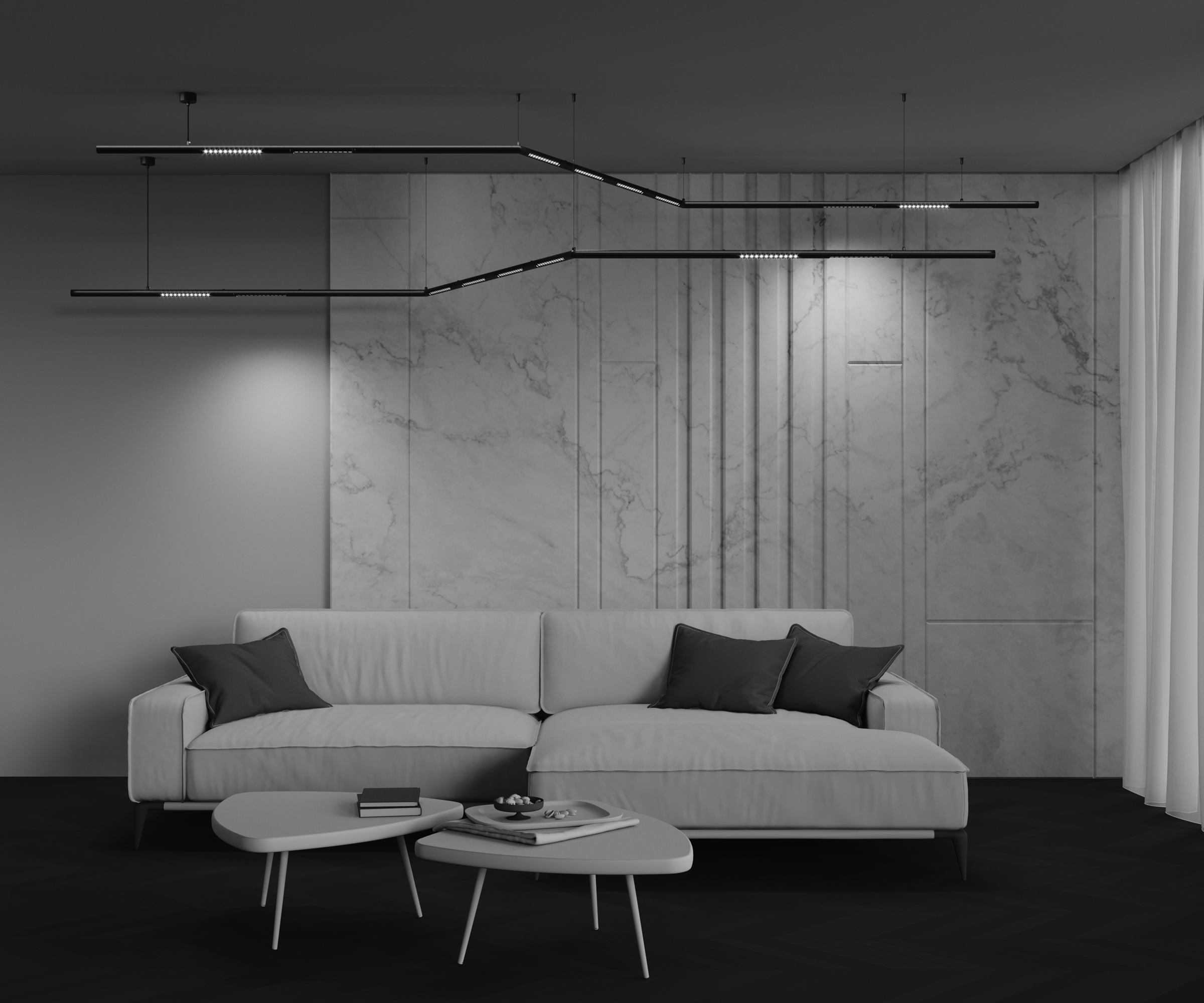 Картинка Светильник Technical C149CL-L300-6W3K-B