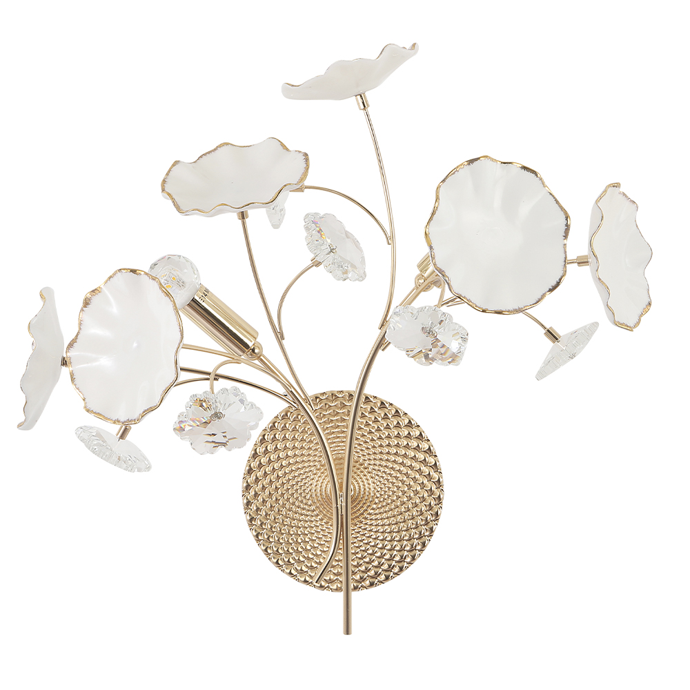 Картинка Настенный светильник MARGO AP2 Crystal Lux 2370/402