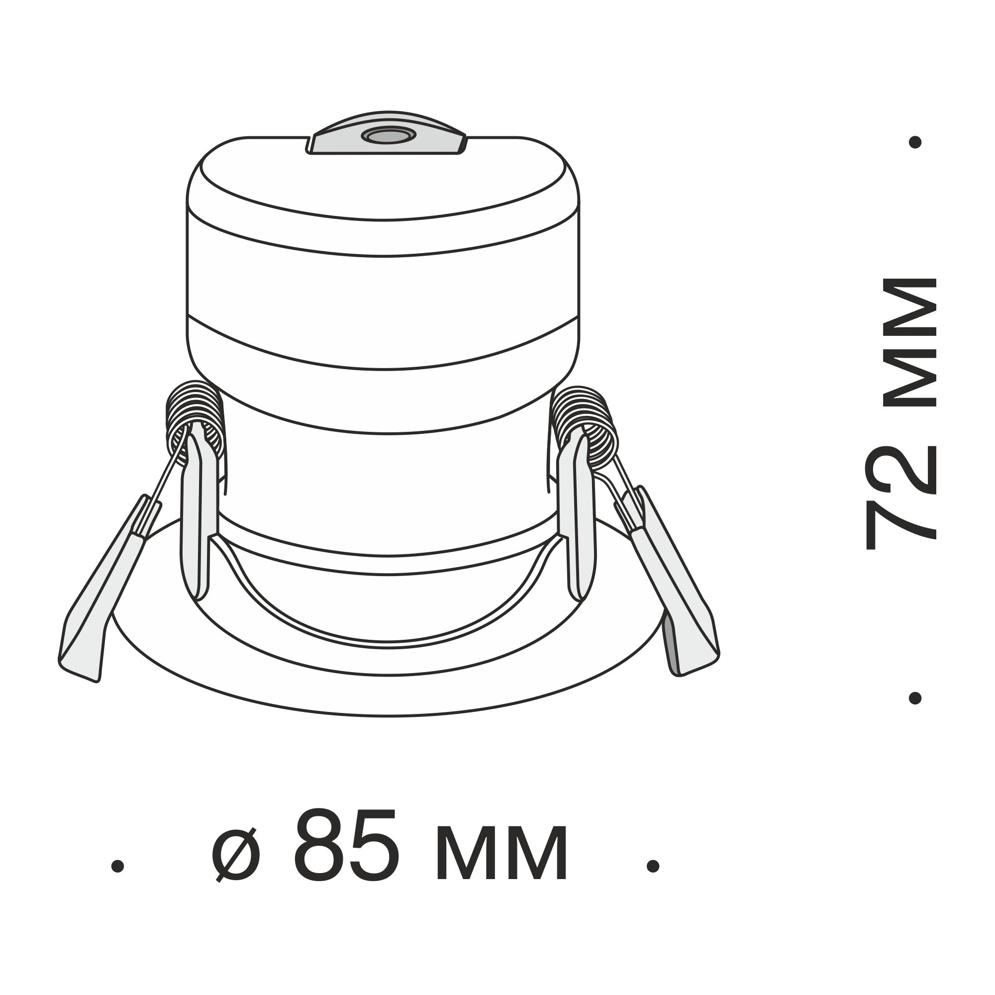 Картинка Встраиваемый светодиодный светильник Maytoni Phill DL014-6-L9W