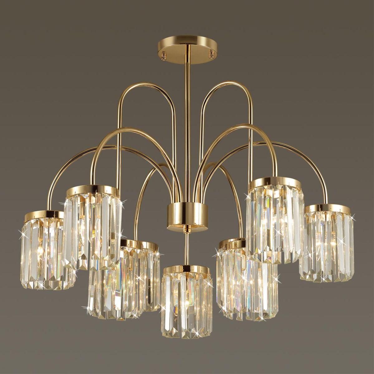 Картинка Потолочная люстра Odeon Light Classic Vassa 4987/9C