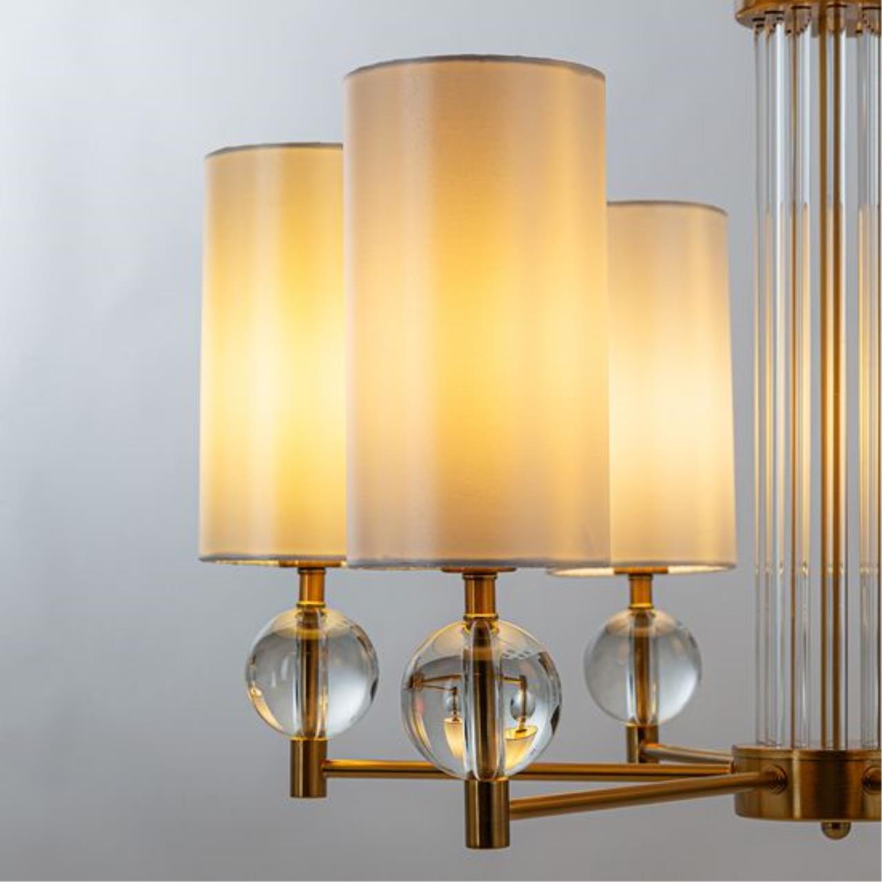 Картинка Подвесная люстра Arte Lamp MATAR A4027LM-6PB