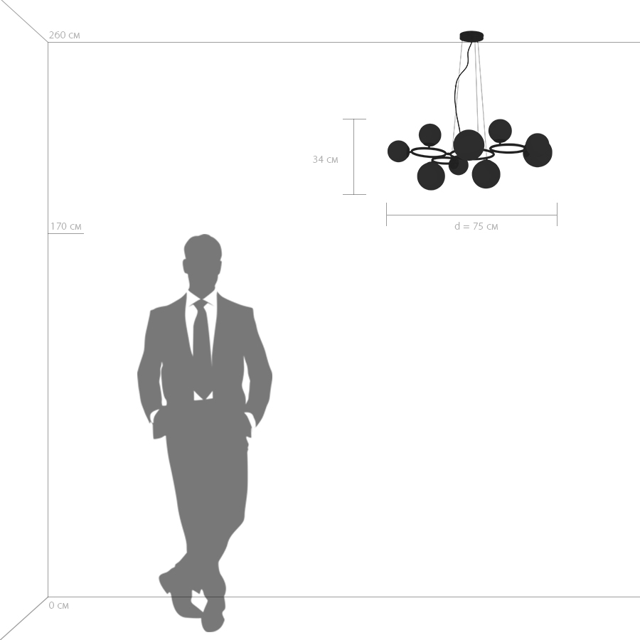 Картинка Подвесная люстра Lightstar Globo 815097