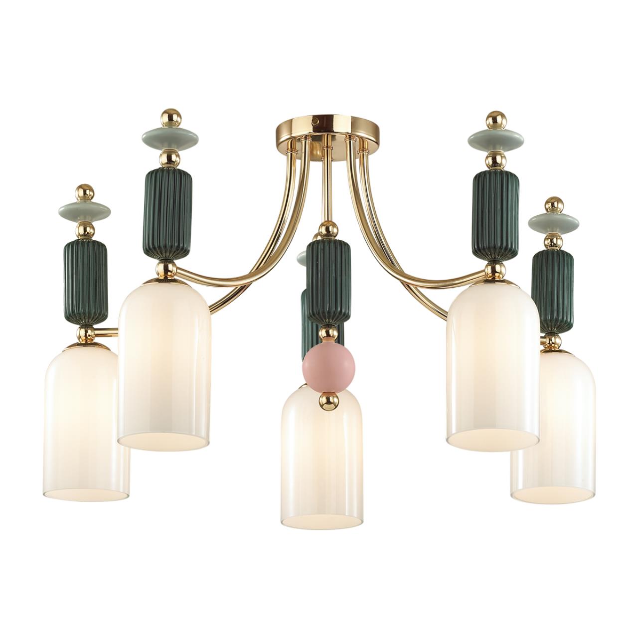 Картинка Потолочная люстра Odeon Light Classic Candy 4861/5C